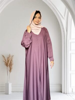 Turkish Plated Sleeves Design Abaya