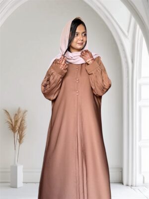 Turkish Plated Sleeves Design Abaya
