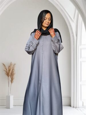 Turkish Plated Sleeves Design Abaya