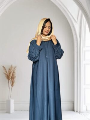 Turkish Plated Sleeves Design Abaya