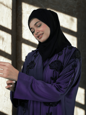 Magenta Magic Style - Abaya with Scarf & Hijab